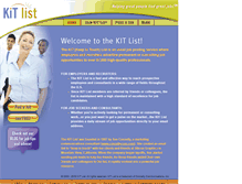 Tablet Screenshot of kitlist.org